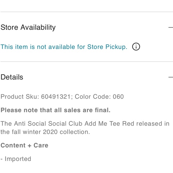 NWT Authentic Anti Social Social Club Tee - Picture 5 of 13